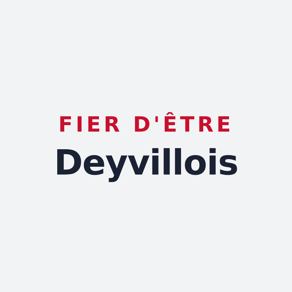 Poster « Fier d'être Deyvillois » — design pour Deyvillers