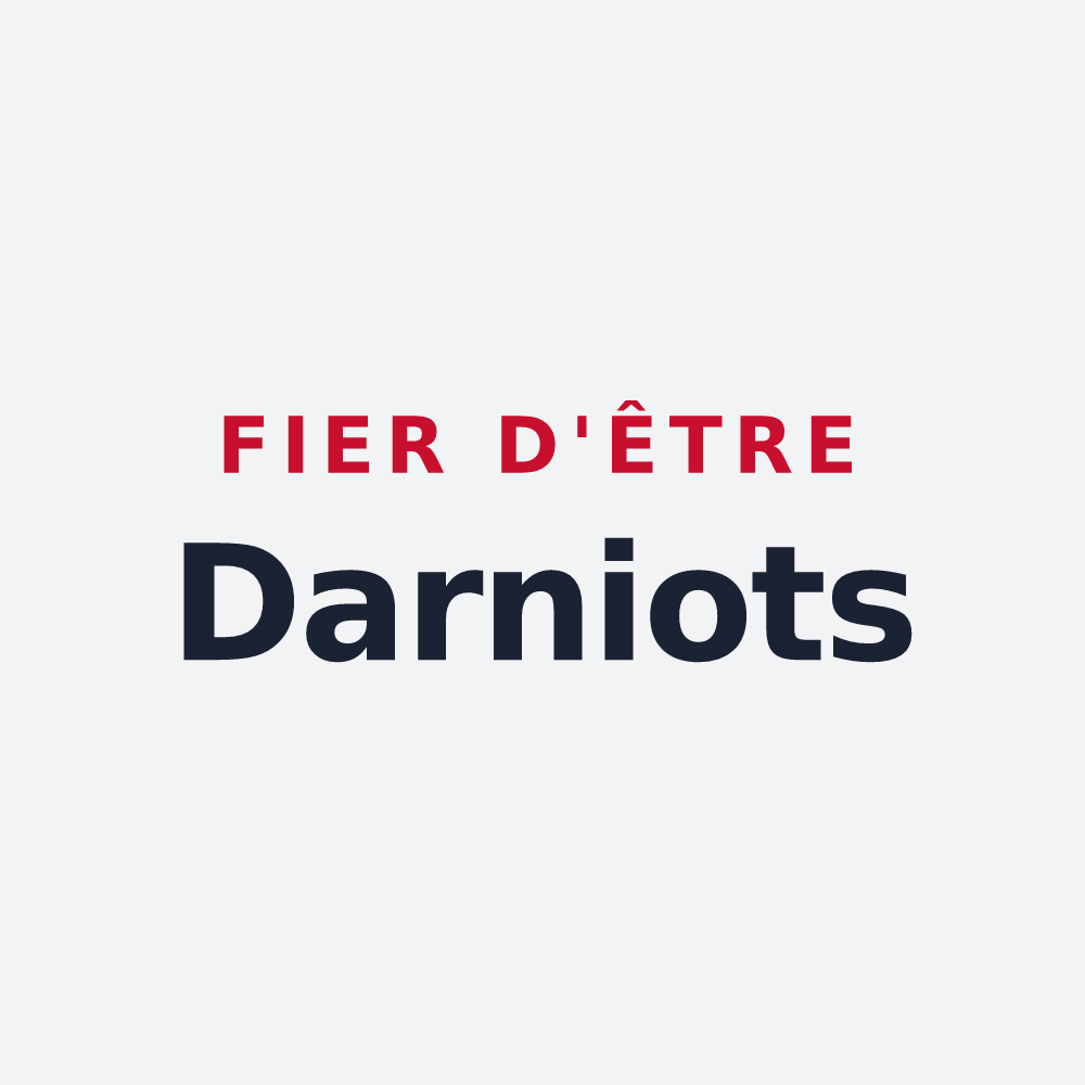 Poster « Fier d'être Darniots » — design pour Diant