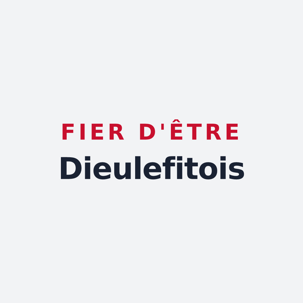 Poster « Fier d'être Dieulefitois » — design pour Dieulefit