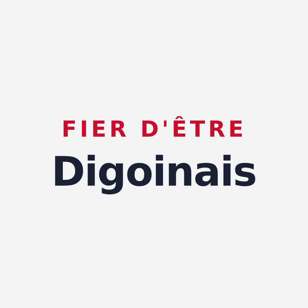 Poster « Fier d'être Digoinais » — design pour Digoin