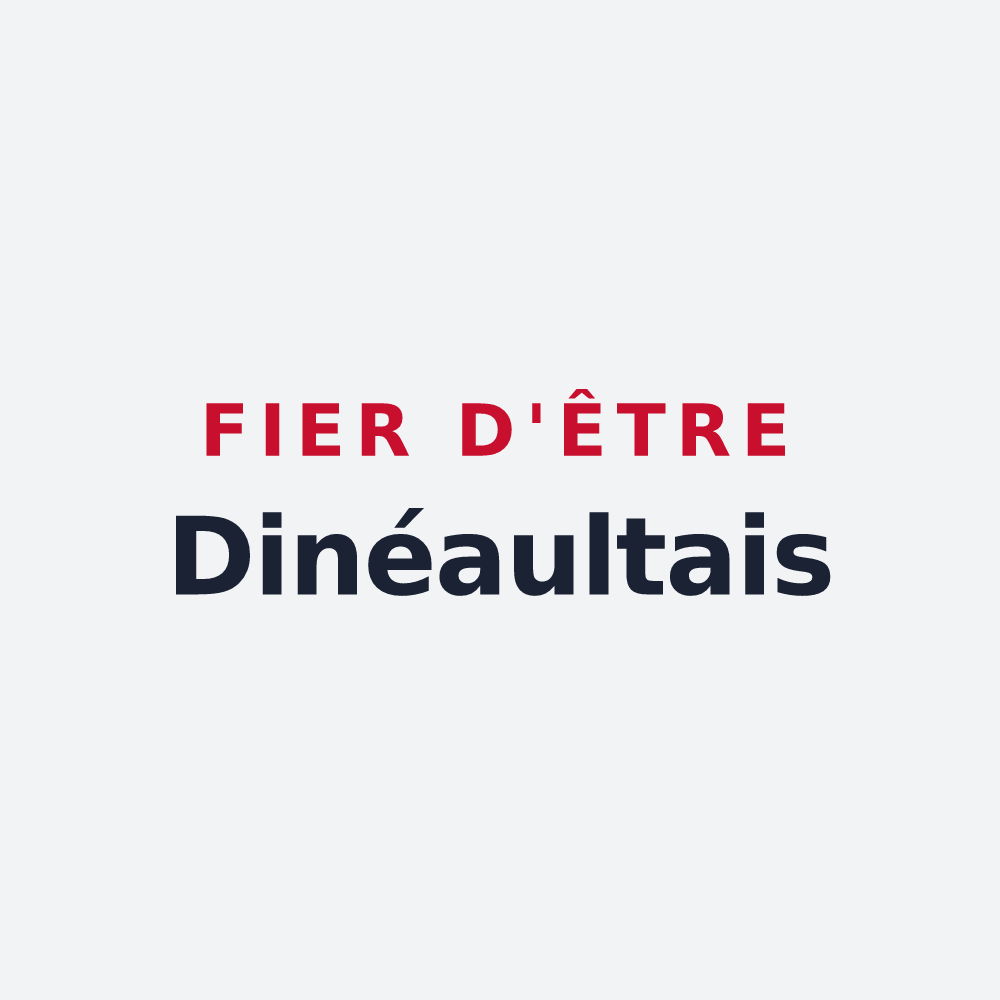 Poster « Fier d'être Dinéaultais » — design pour Dinéault