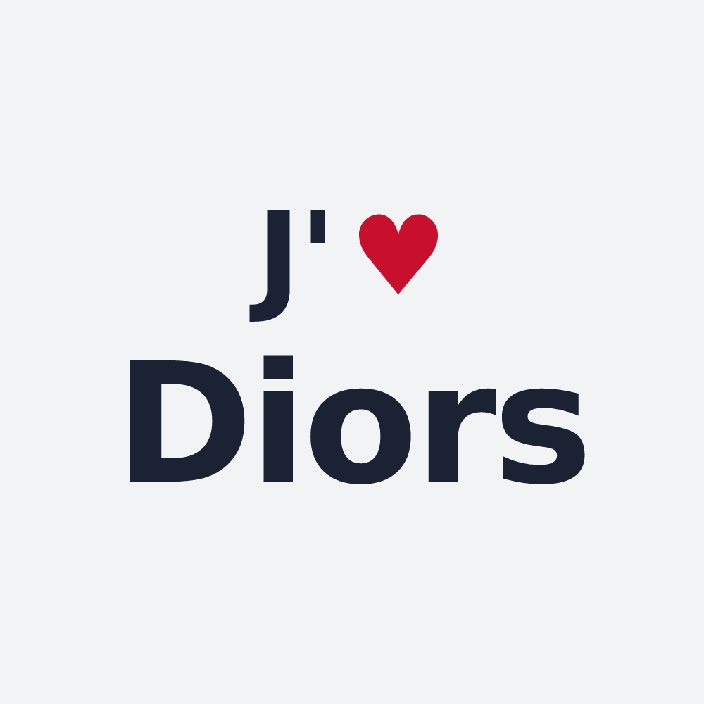 Poster personnalisé Diors — design J'aime Diors