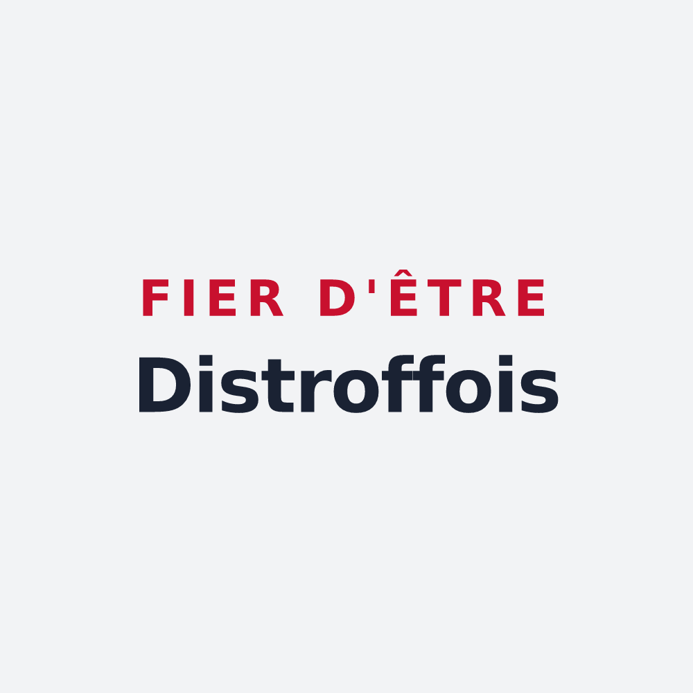 Poster « Fier d'être Distroffois » — design pour Distroff