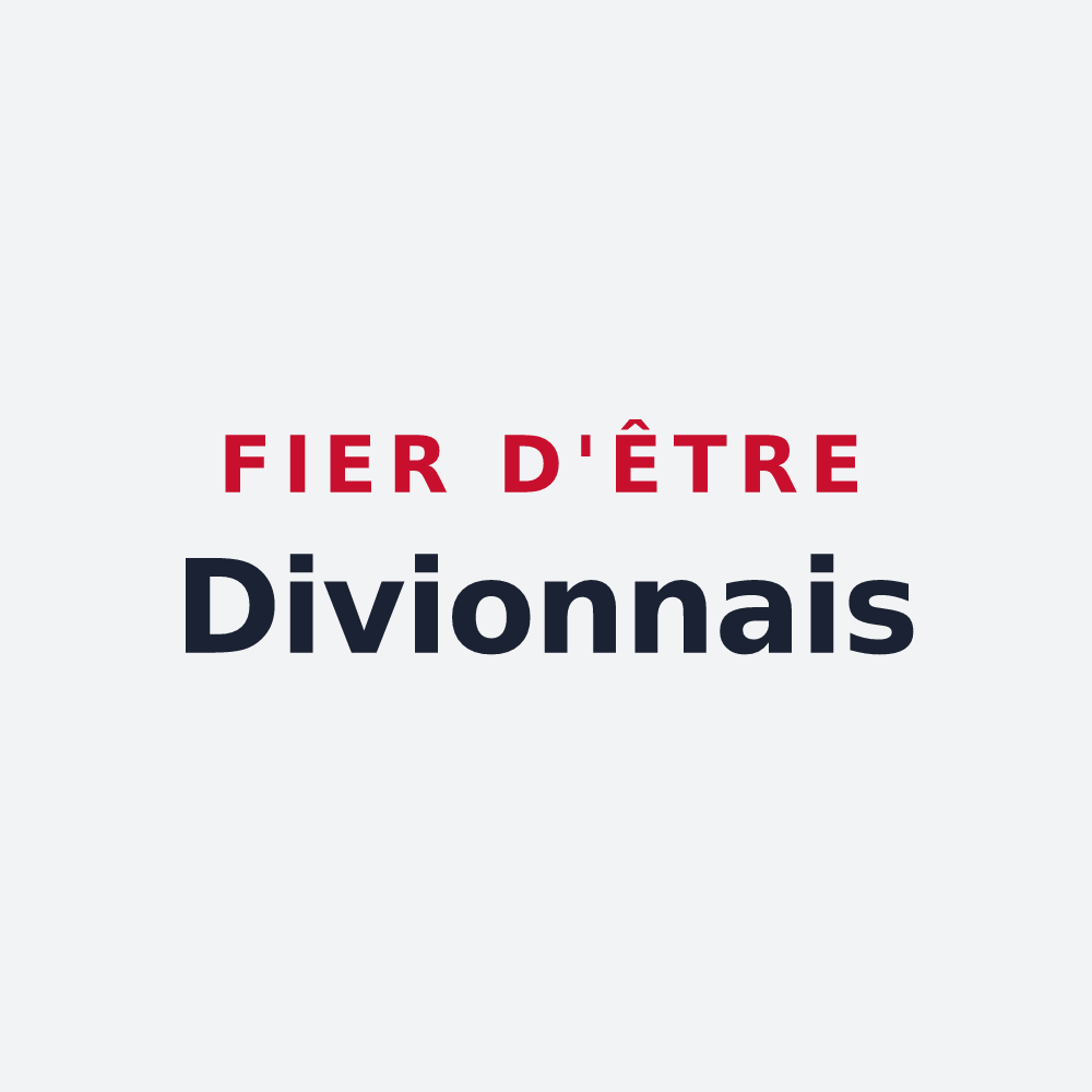 Poster « Fier d'être Divionnais » — design pour Divion