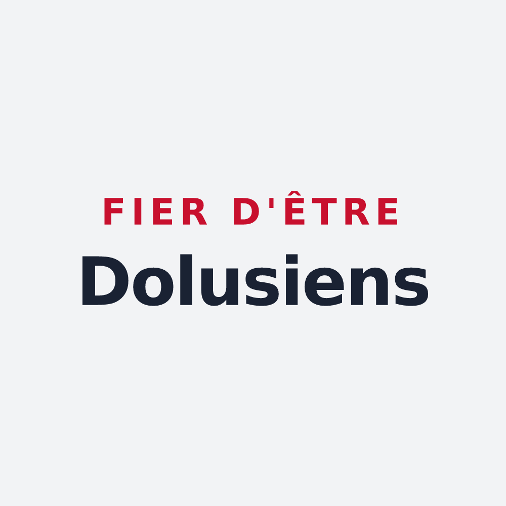 Poster « Fier d'être Dolusiens » — design pour Dolus-le-Sec