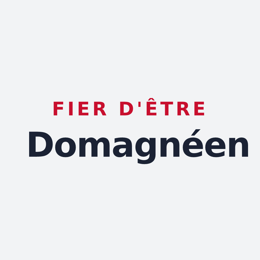 Poster « Fier d'être Domagnéen » — design pour Domagné