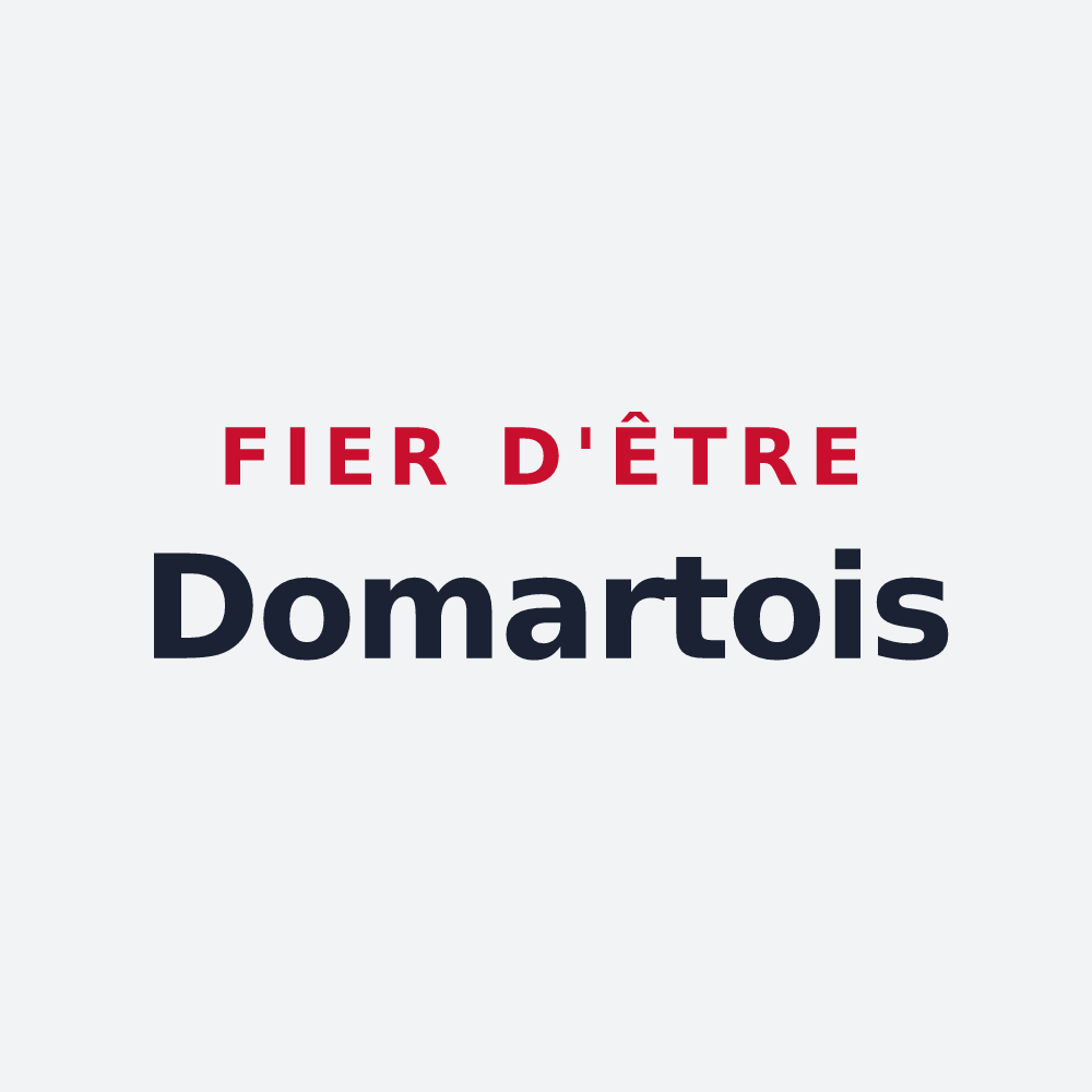 Poster « Fier d'être Domartois » — design pour Domart-en-Ponthieu