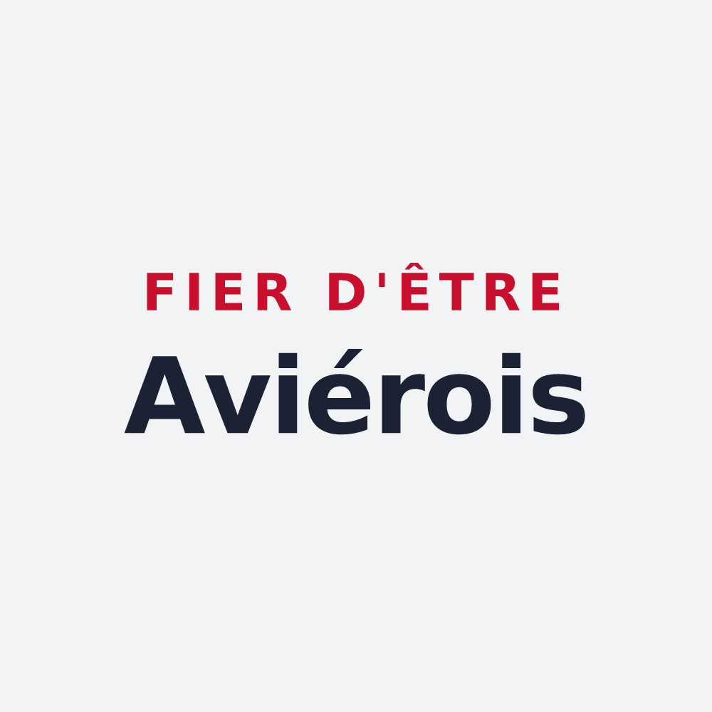 Poster « Fier d'être Aviérois » — design pour Domèvre-sur-Avière