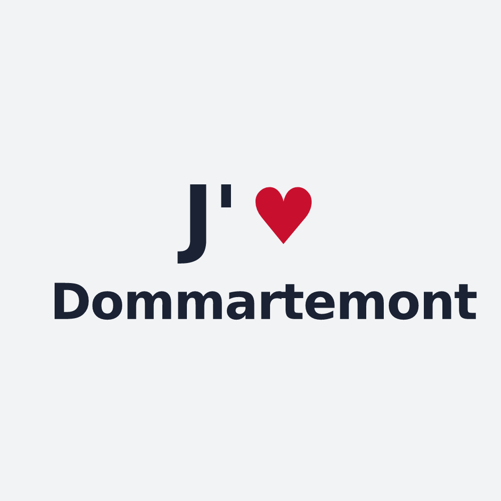 Poster personnalisé Dommartemont — design J'aime Dommartemont