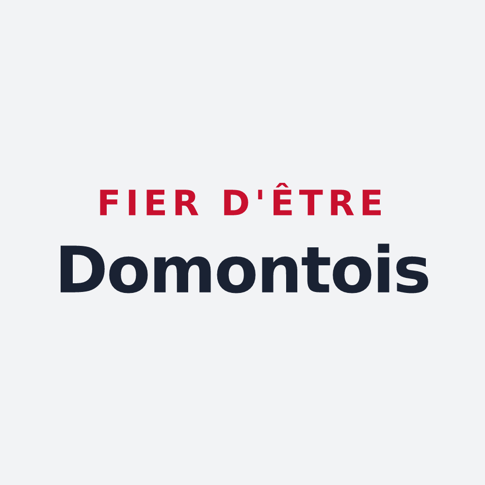 Poster « Fier d'être Domontois » — design pour Domont