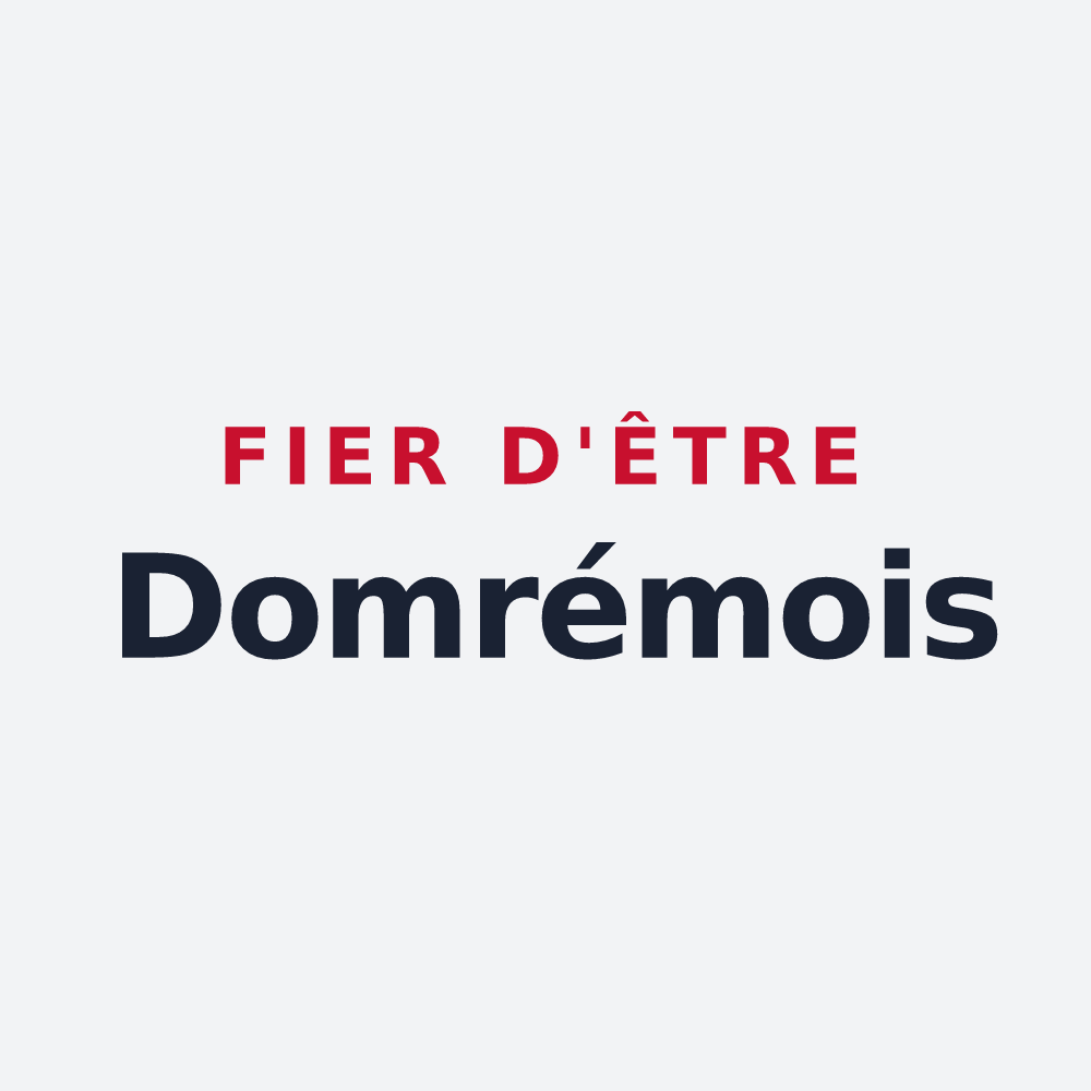 Poster « Fier d'être Domrémois » — design pour Domrémy-la-Pucelle