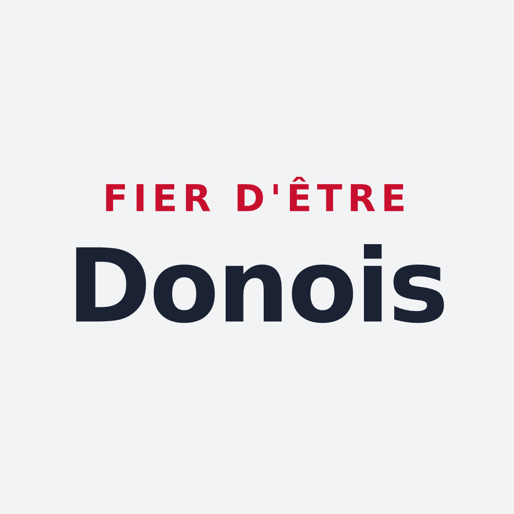 Poster « Fier d'être Donois » — design pour Don