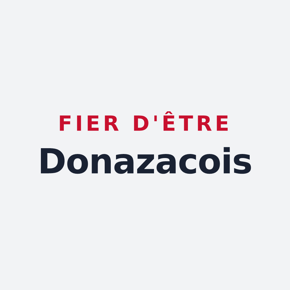 Poster « Fier d'être Donazacois » — design pour Donazac