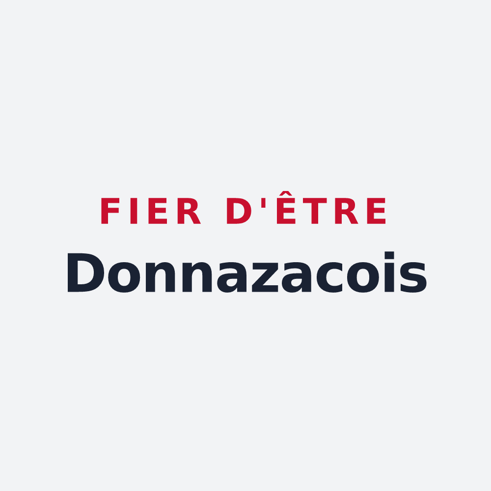 Poster « Fier d'être Donnazacois » — design pour Donnazac