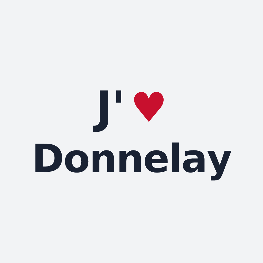 Poster personnalisé Donnelay — design J'aime Donnelay