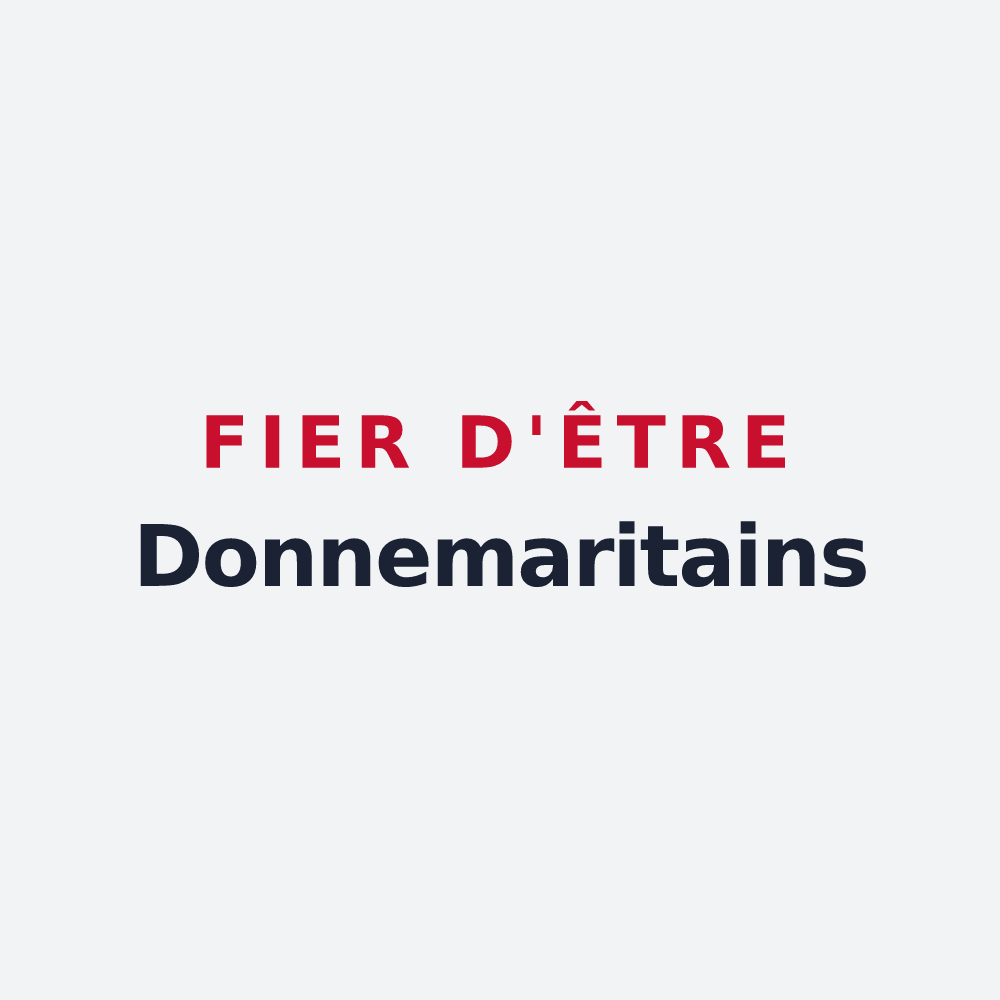 Poster « Fier d'être Donnemaritains » — design pour Donnemarie-Dontilly
