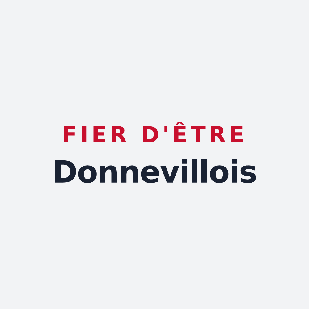 Poster « Fier d'être Donnevillois » — design pour Donneville