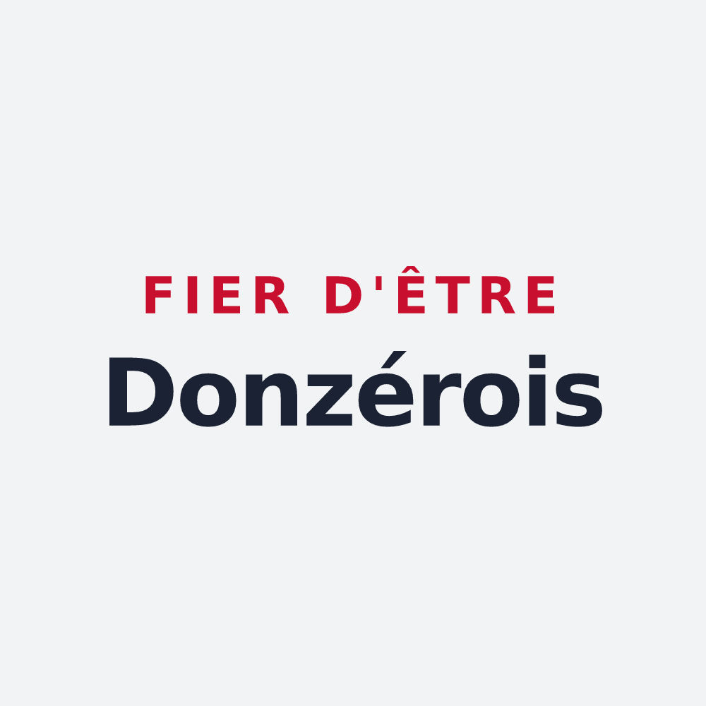 Poster « Fier d'être Donzérois » — design pour Donzère
