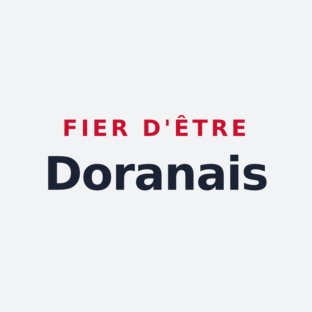 Poster « Fier d'être Doranais » — design pour Dorans
