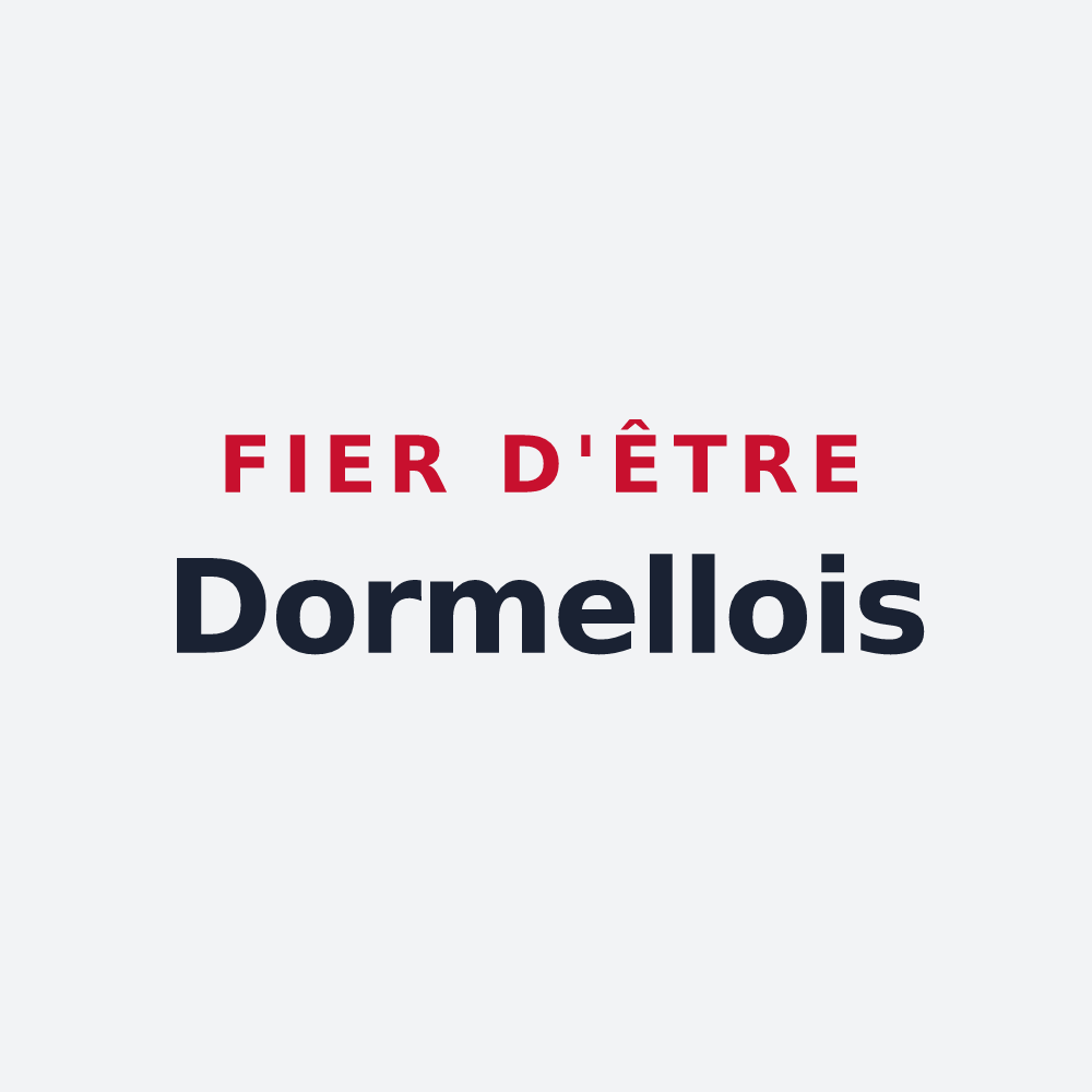 Poster « Fier d'être Dormellois » — design pour Dormelles