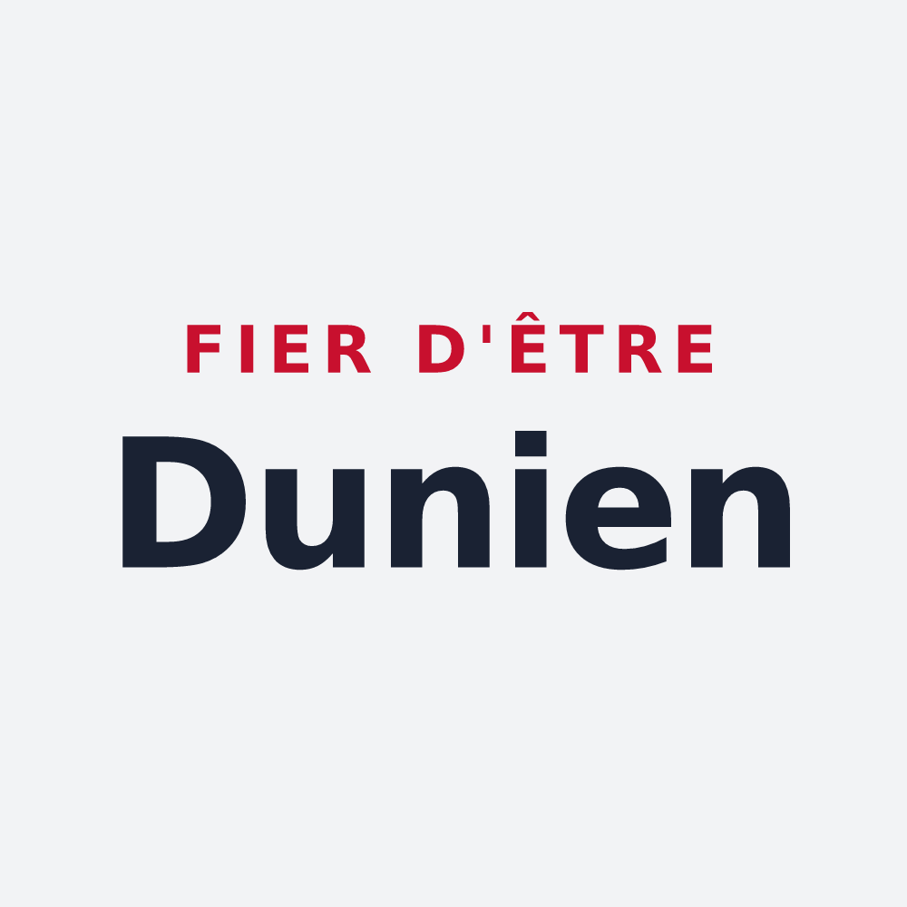 Poster « Fier d'être Dunien » — design pour Douains