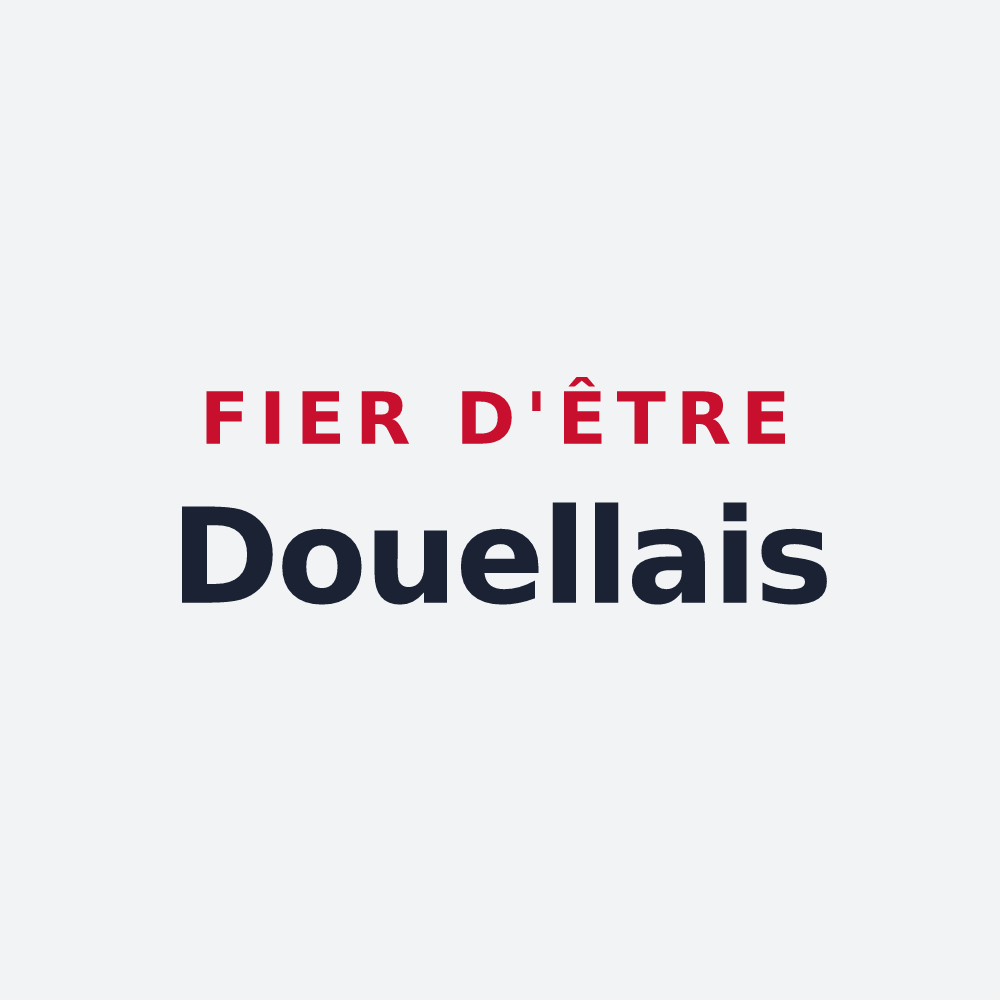 Poster « Fier d'être Douellais » — design pour Douelle