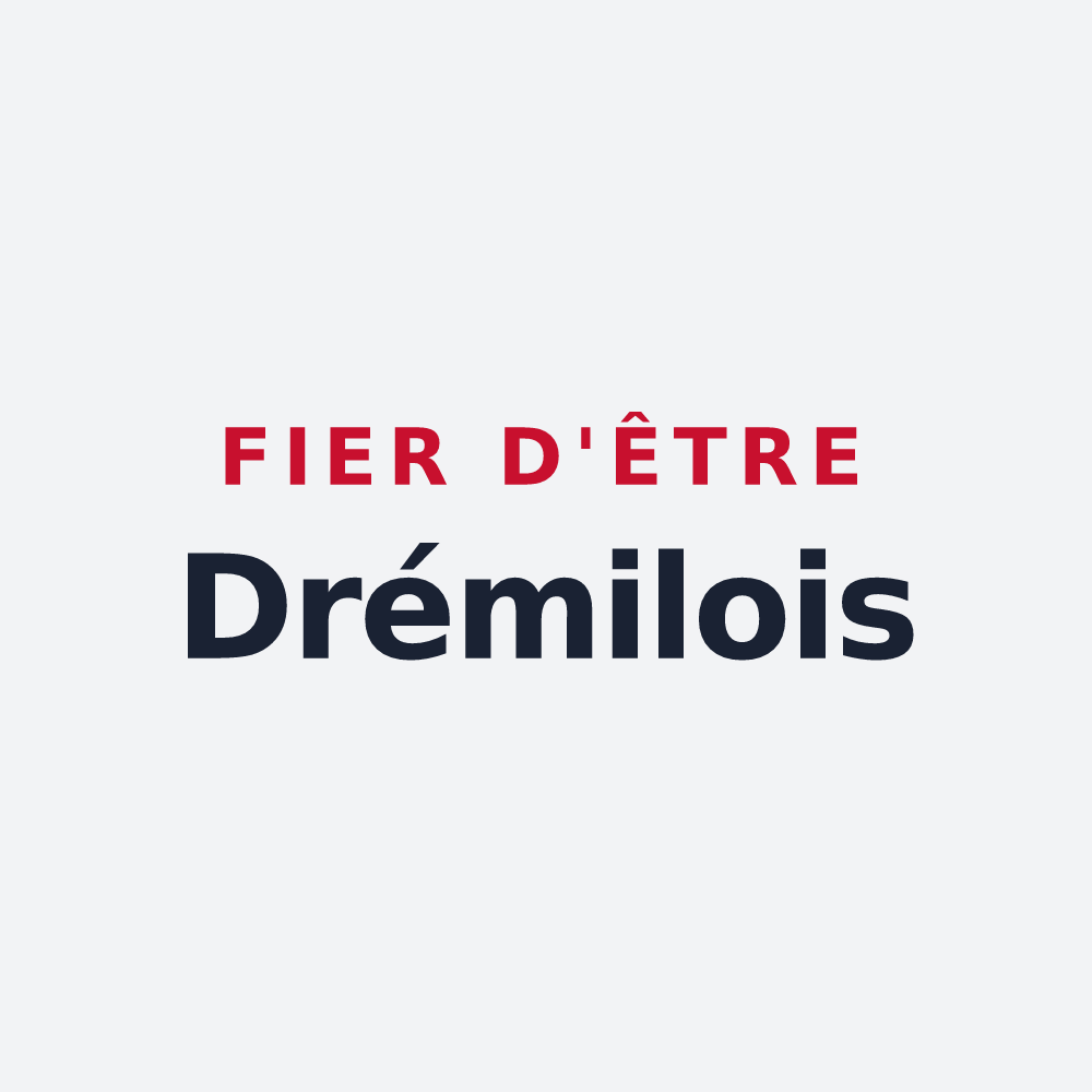 Poster « Fier d'être Drémilois » — design pour Drémil-Lafage