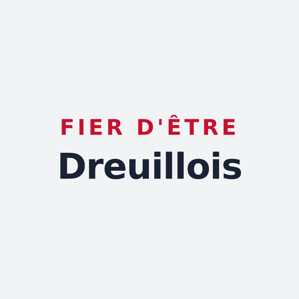 Poster « Fier d'être Dreuillois » — design pour Dreuil-lès-Amiens