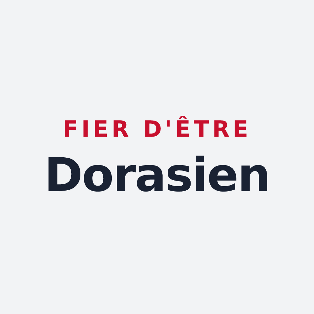 Poster « Fier d'être Dorasien » — design pour Droue-sur-Drouette