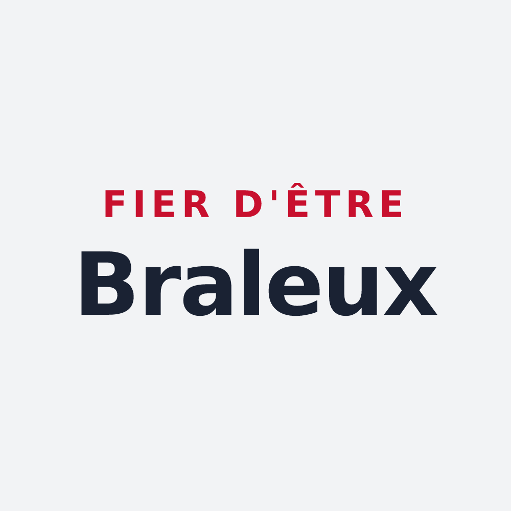 Poster « Fier d'être Braleux » — design pour Droupt-Saint-Basle