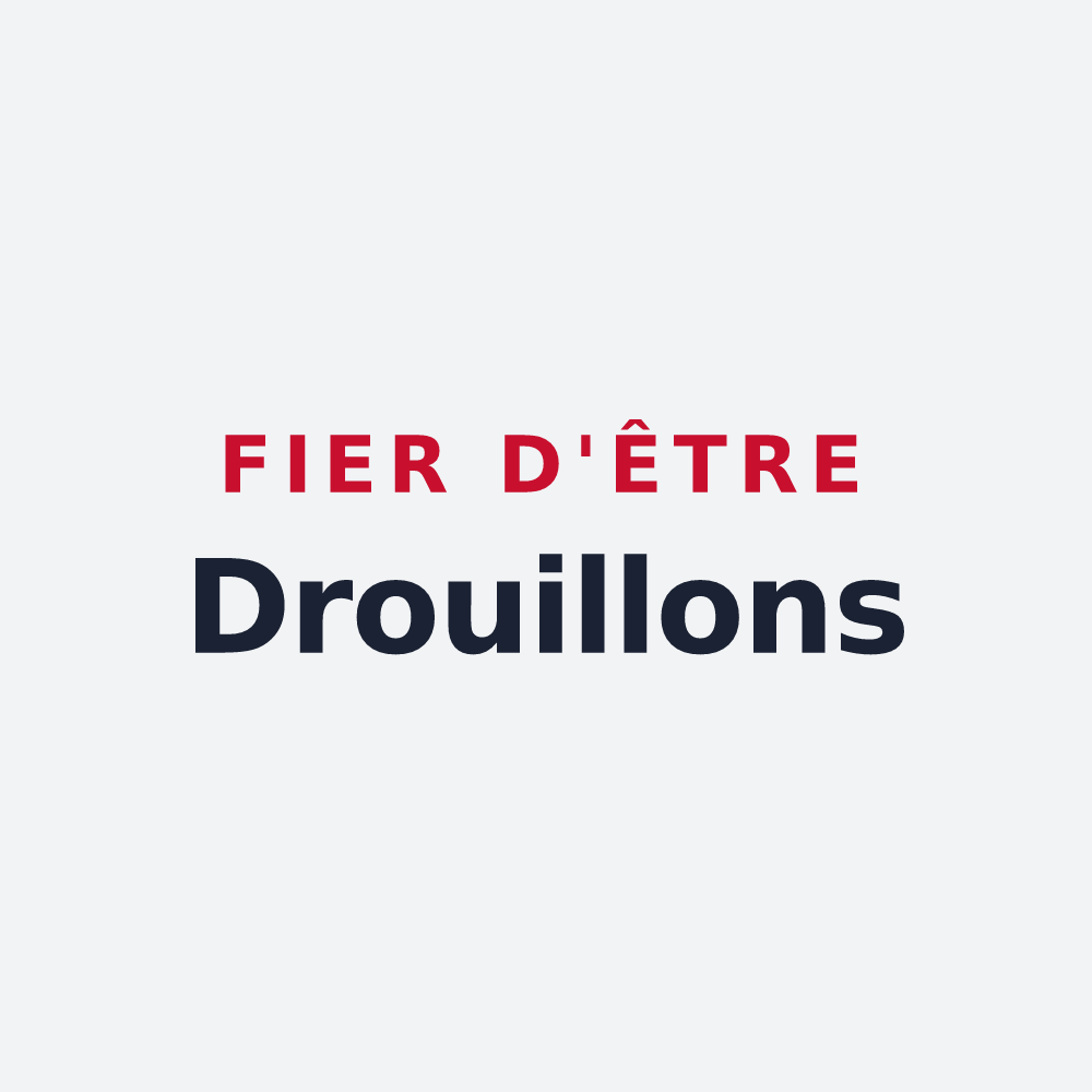 Poster « Fier d'être Drouillons » — design pour Droupt-Sainte-Marie