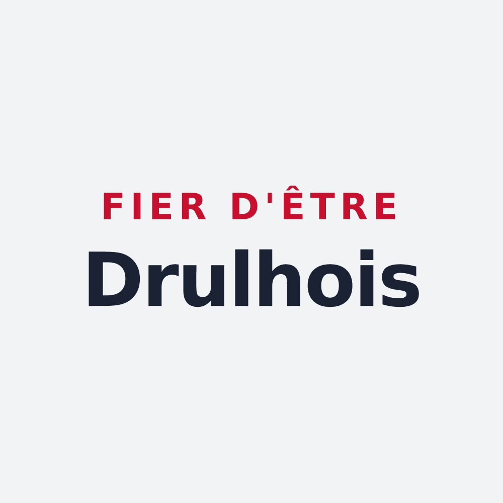 Poster « Fier d'être Drulhois » — design pour Drulhe