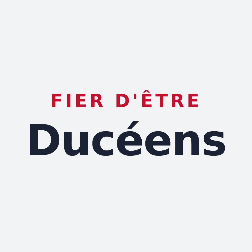 Poster « Fier d'être Ducéens » — design pour Ducey-Les Chéris