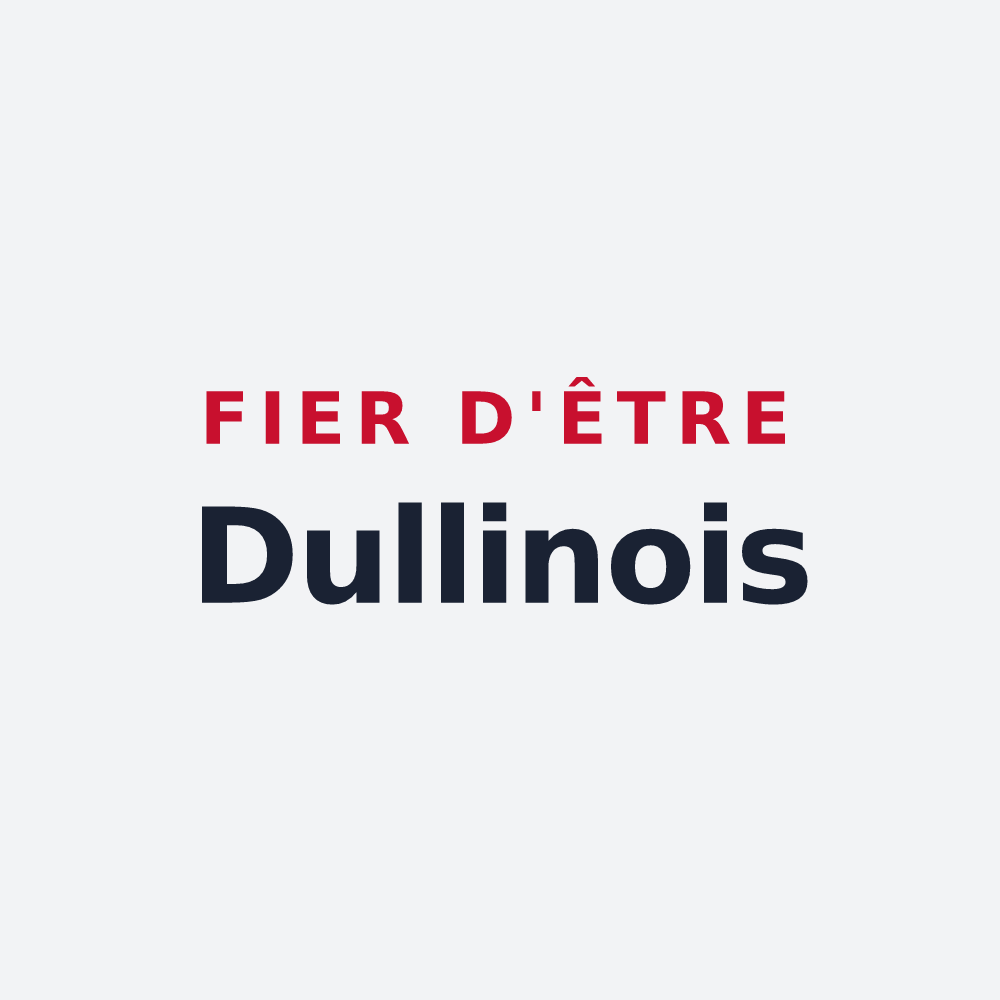 Poster « Fier d'être Dullinois » — design pour Dullin