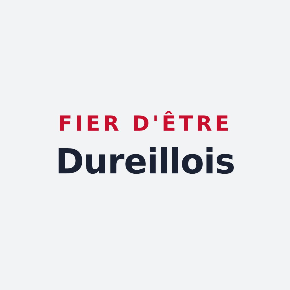 Poster « Fier d'être Dureillois » — design pour Dureil