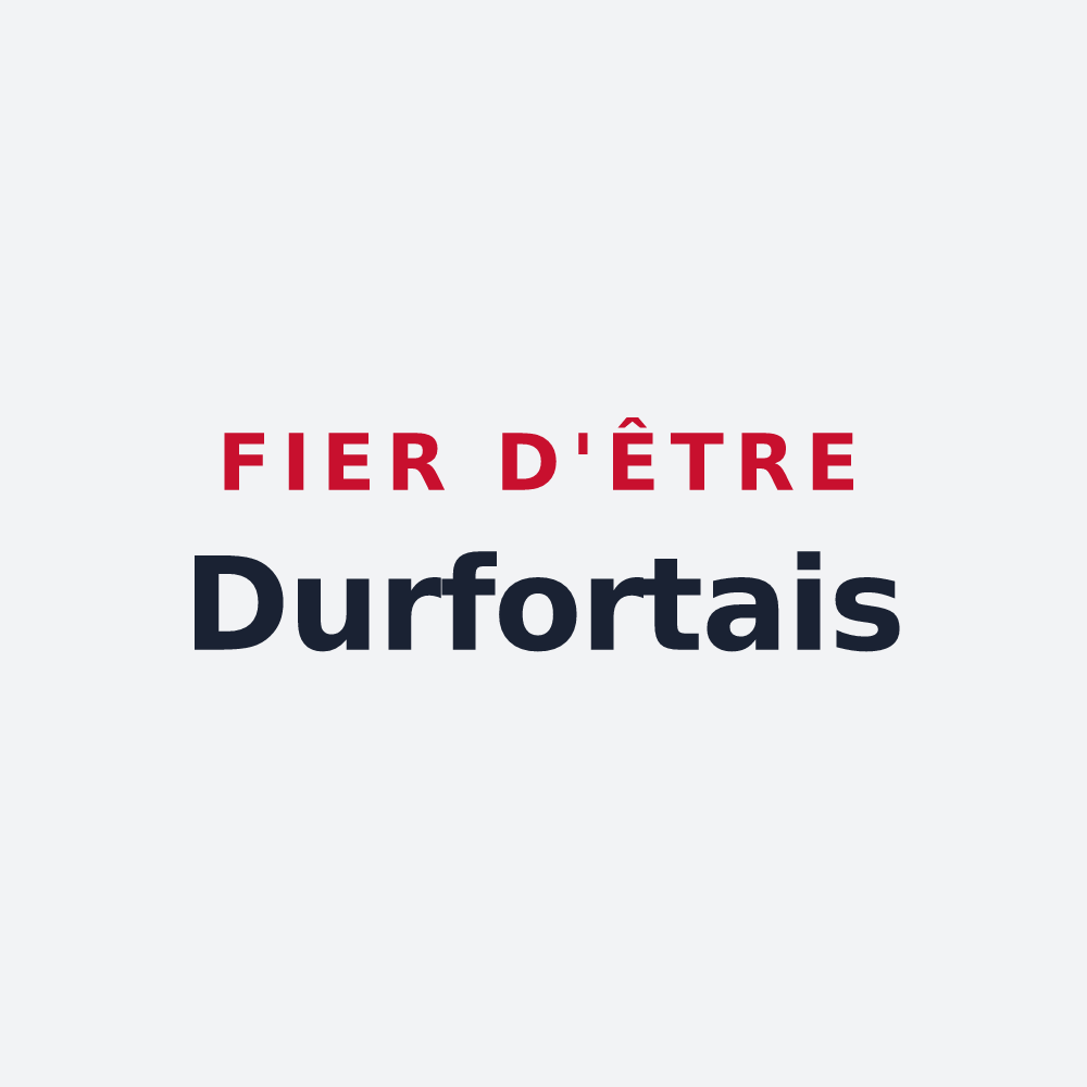 Poster « Fier d'être Durfortais » — design pour Durfort-Lacapelette