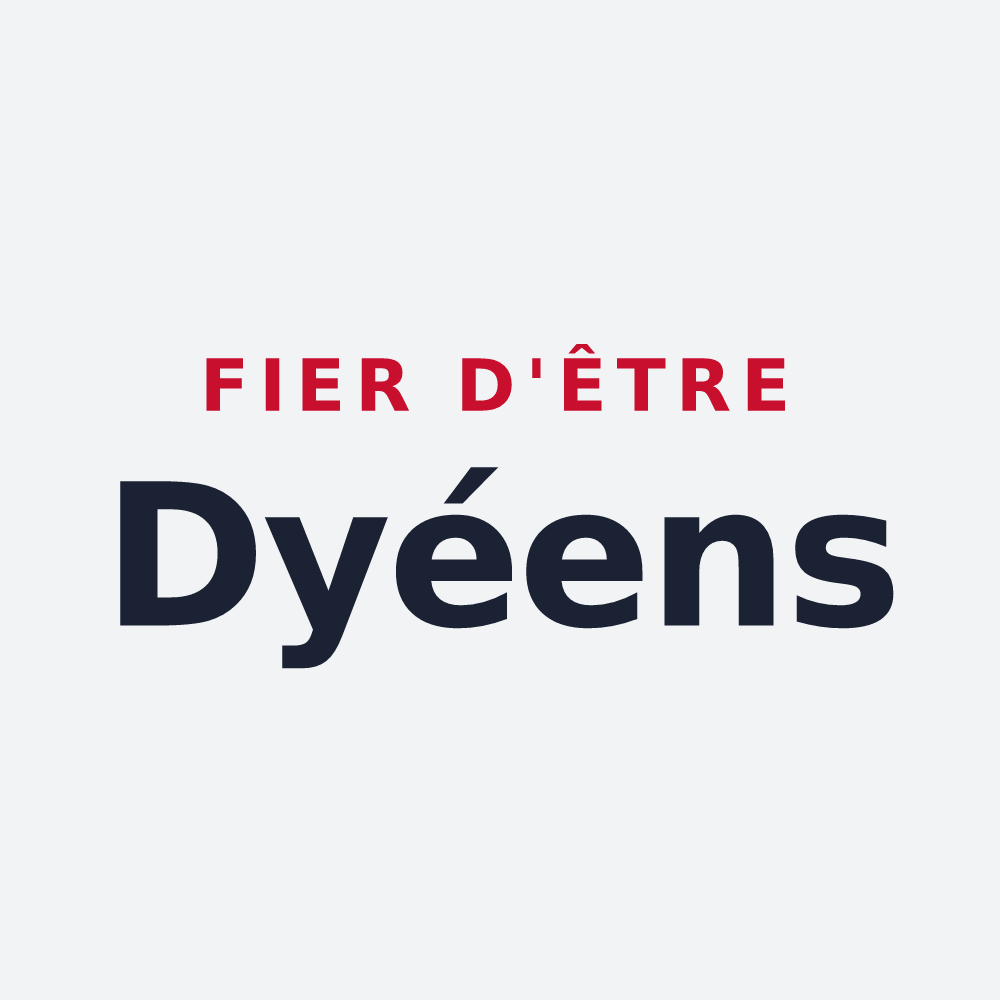 Poster « Fier d'être Dyéens » — design pour Dyé