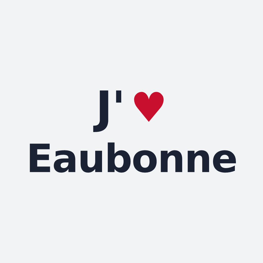 Poster personnalisé Eaubonne — design J'aime Eaubonne
