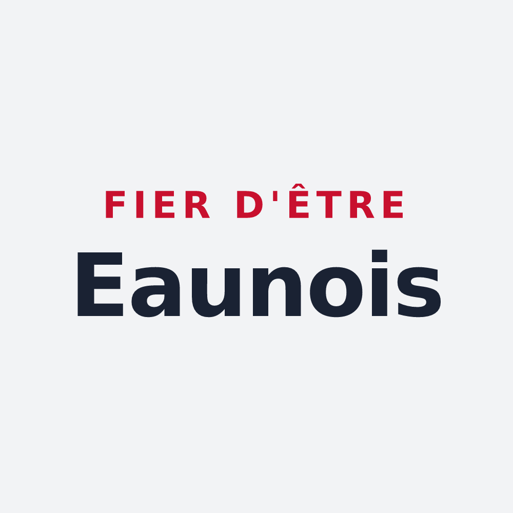 Poster « Fier d'être Eaunois » — design pour Eaunes