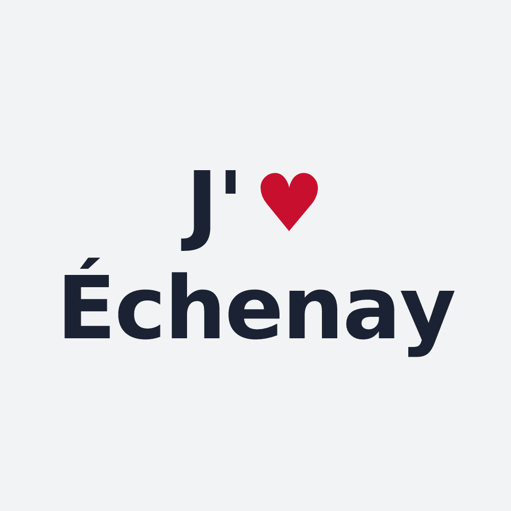 Poster personnalisé Échenay — design J'aime Échenay