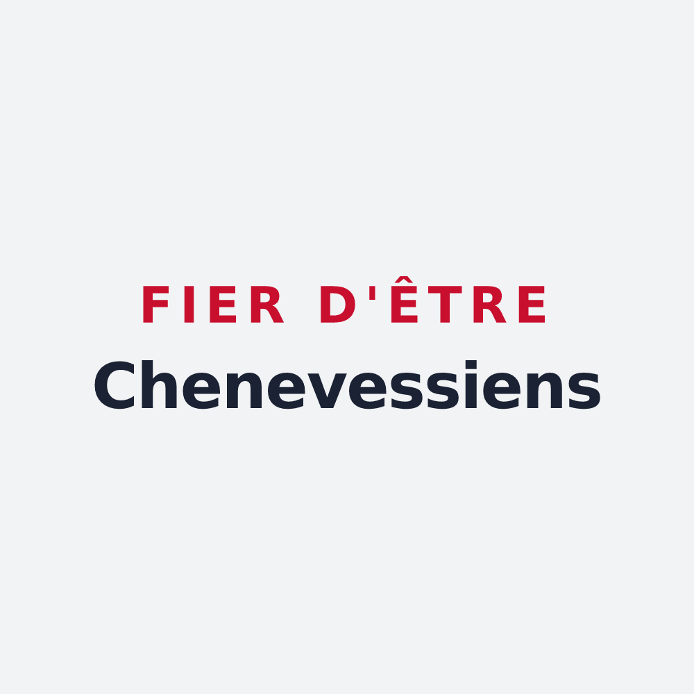 Poster « Fier d'être Chenevessiens » — design pour Échenevex