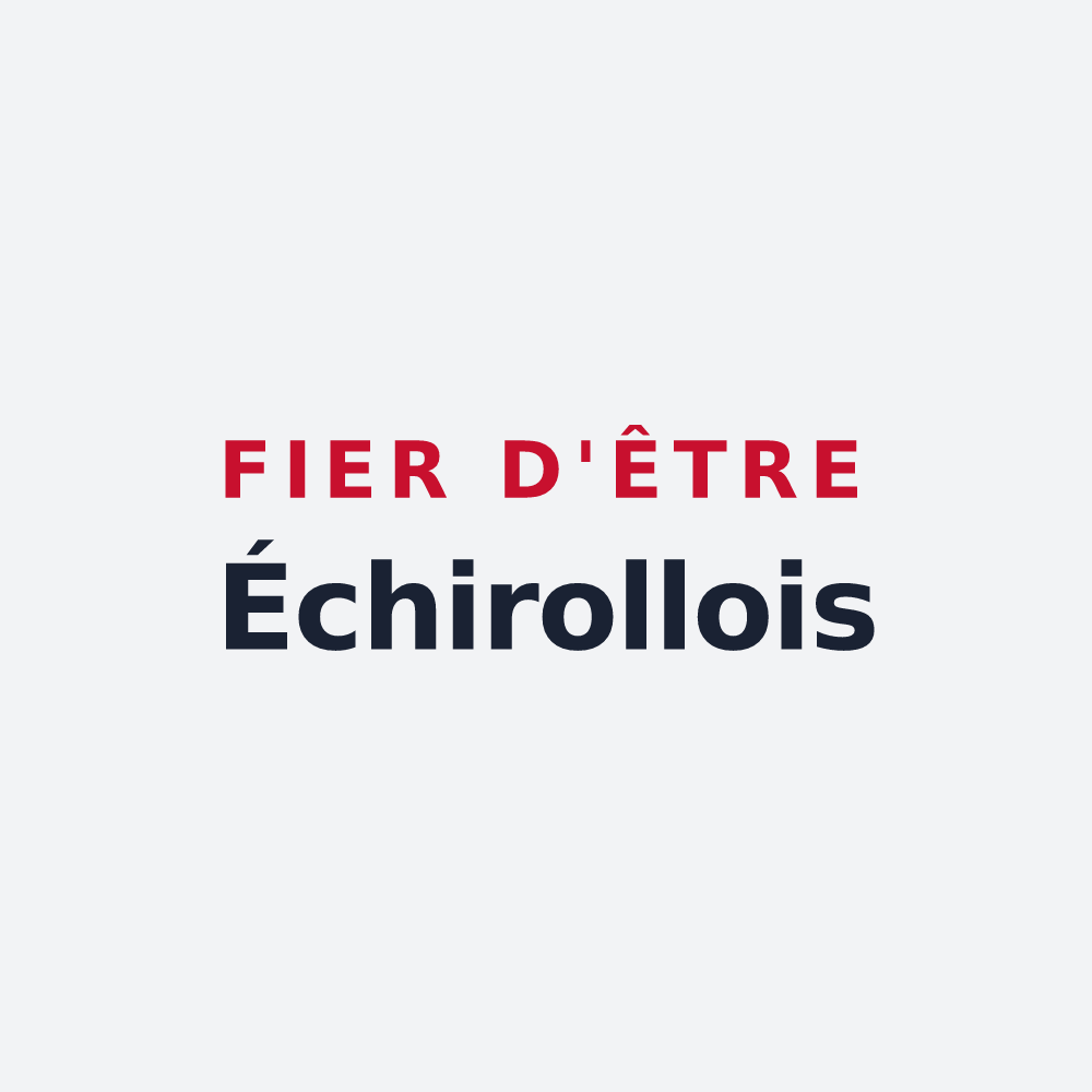 Poster « Fier d'être Échirollois » — design pour Échirolles