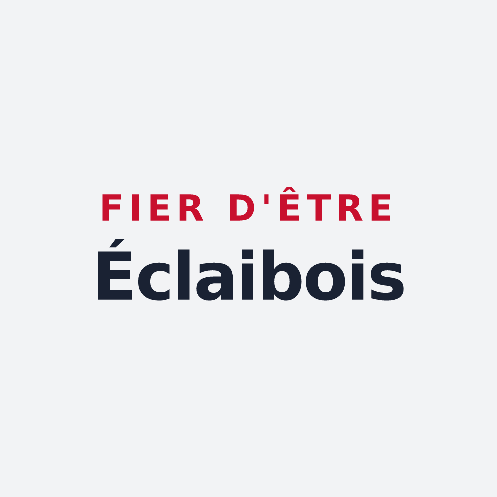 Poster « Fier d'être Éclaibois » — design pour Éclaibes