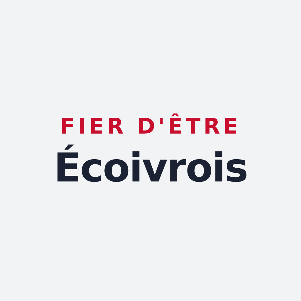 Poster « Fier d'être Écoivrois » — design pour Écoivres