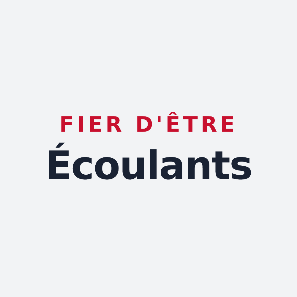 Poster « Fier d'être Écoulants » — design pour École