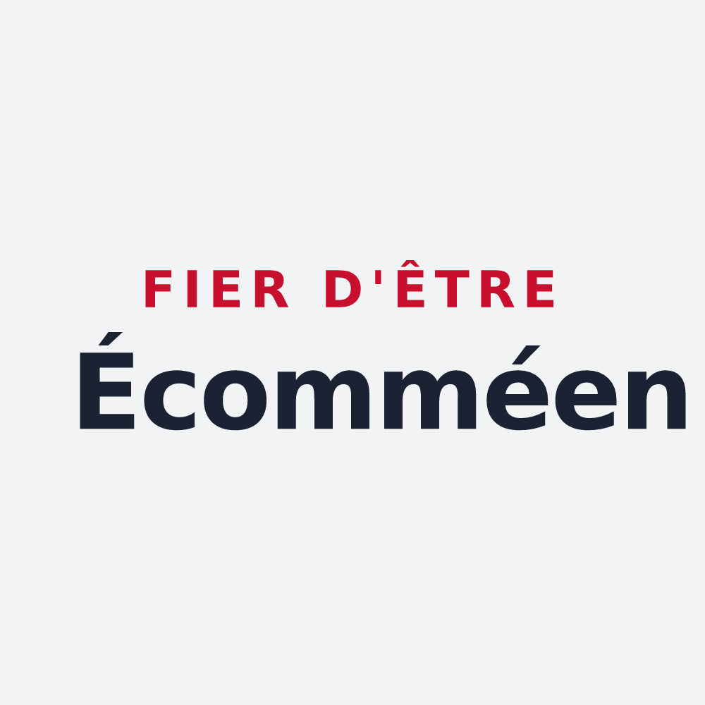 Poster « Fier d'être Écomméen » — design pour Écommoy