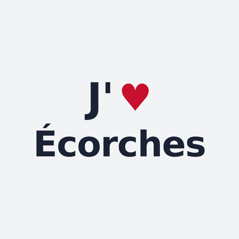 Poster personnalisé Écorches — design J'aime Écorches