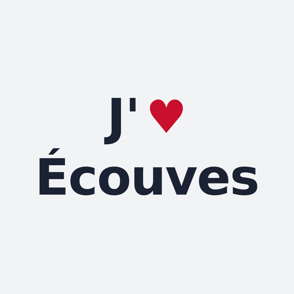 Poster personnalisé Écouves — design J'aime Écouves