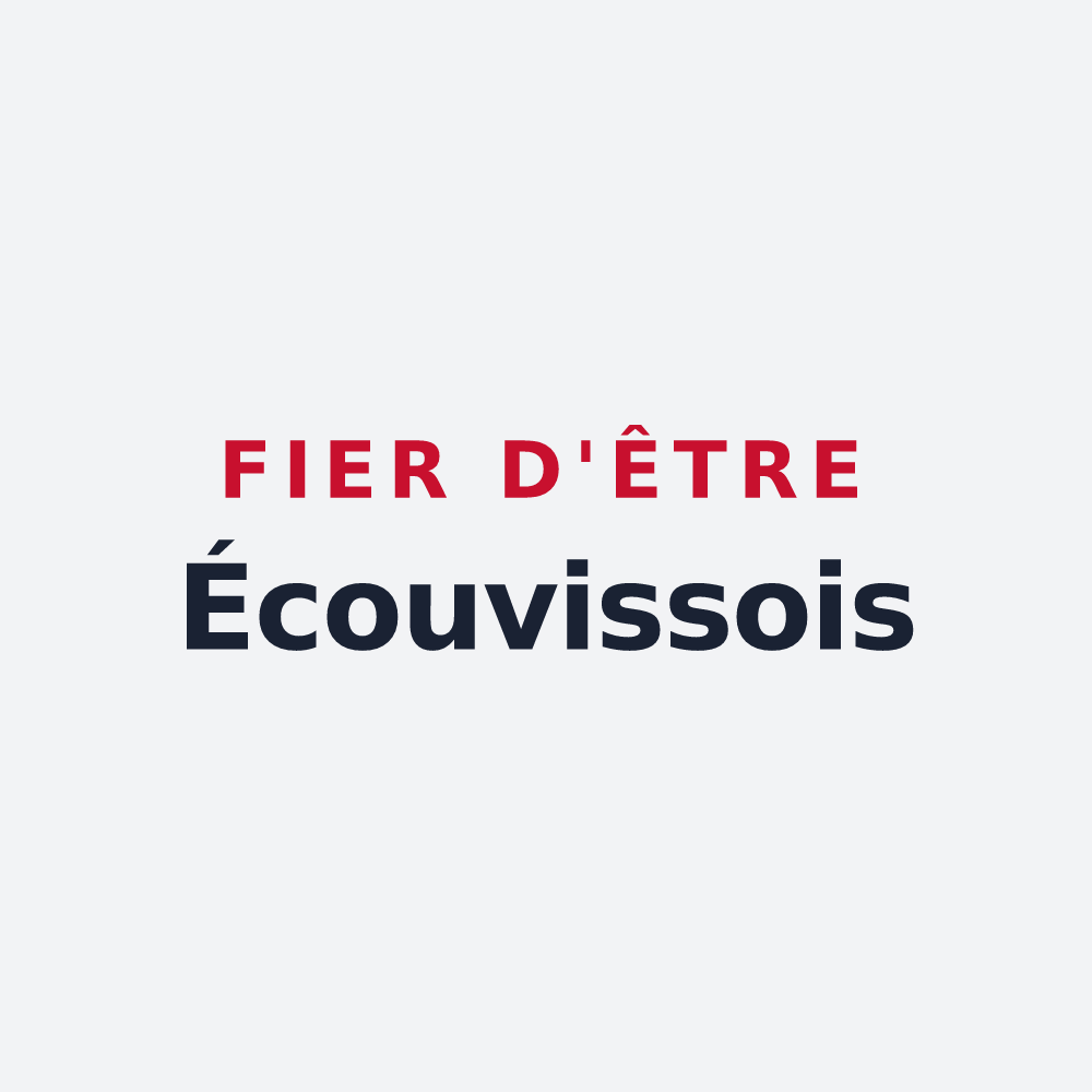 Poster « Fier d'être Écouvissois » — design pour Écouviez