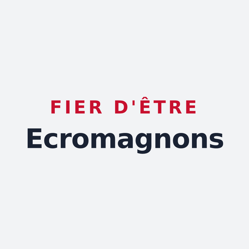 Poster « Fier d'être Ecromagnons » — design pour Écromagny